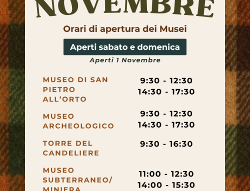 Orari dei Musei nel mese di Novembre 2026